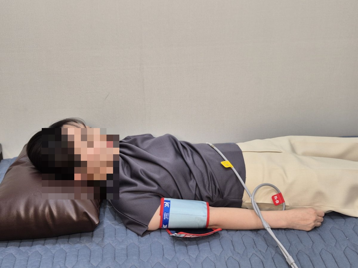 말초동맥경화도 검사 사진