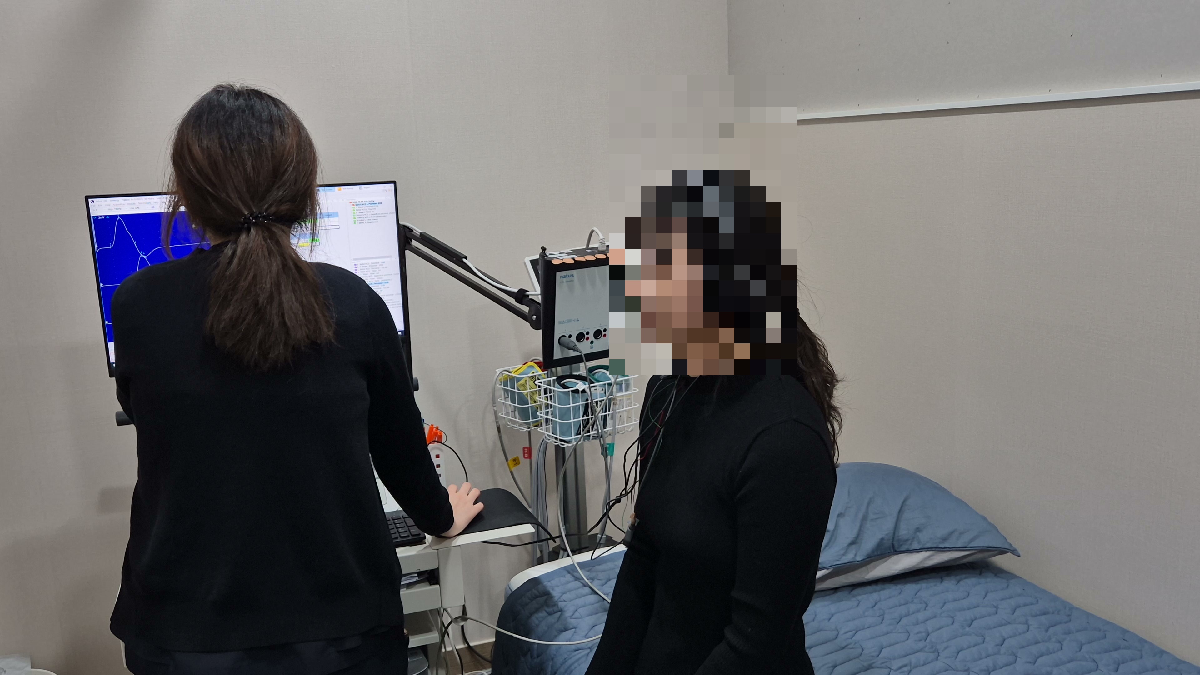 전정유발전위 검사 사진 1