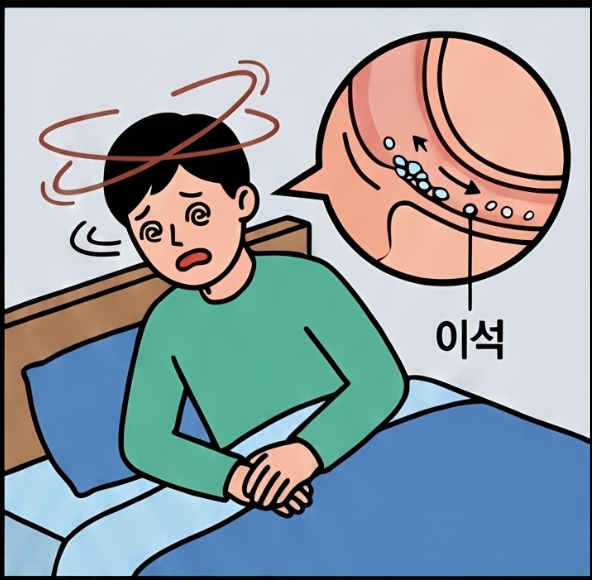 어지럼증 원인 중 흔한 이석증 전정신경염 메니에르병 안내 이미지